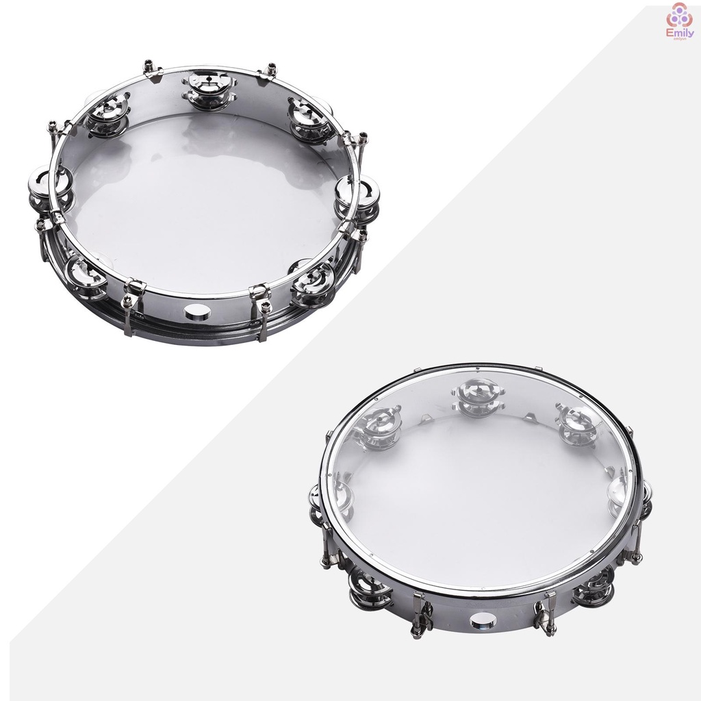 Trống Lục Lạc Cầm Tay Tambourine 10-inch # 19