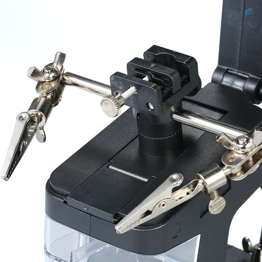 Kính Lúp Đa Năng 3X / 4.5X / 25X Có Đèn LED Và Giá Đỡ Để Bàn Tiện Dụng