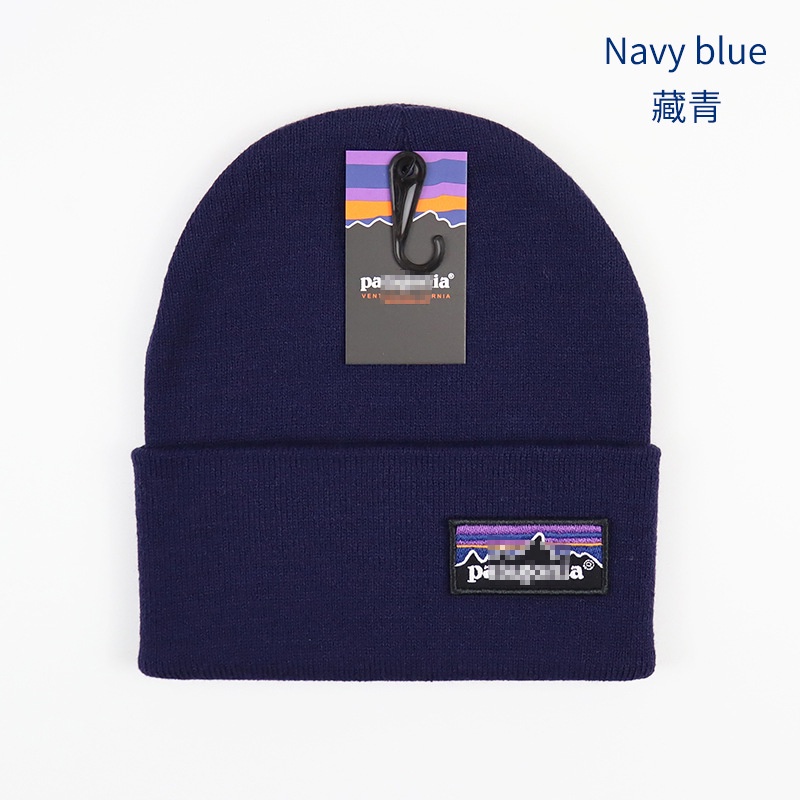 Mũ Beanie Dệt Kim Màu Trơn Không Vành Thời Trang Unisex