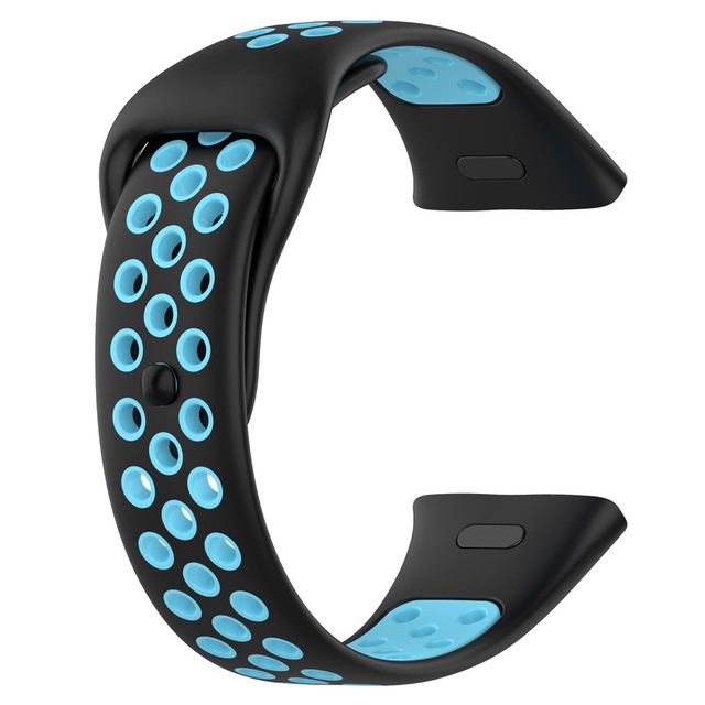 Dây Đeo Thay Thế Bằng Silicon Thoáng Khí Hai Tông Màu Cho Xiaomi Redmi Watch 3 / Redmi Smart Watch3