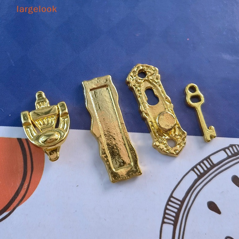 Ổ Khóa Cửa Mini Bằng Kim Loại Dùng Trang Trí Nhà Búp Bê