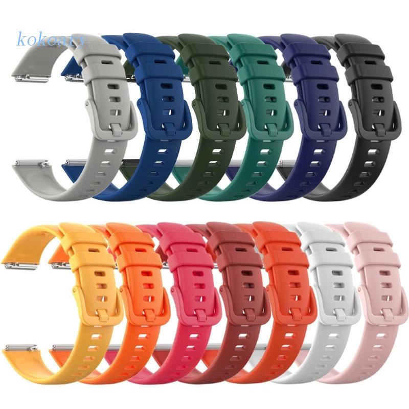 Dây Đeo Silicon Chống Thấm Nước Thoáng Khí Cho Đồng Hồ Thông Minh HuaweiBan