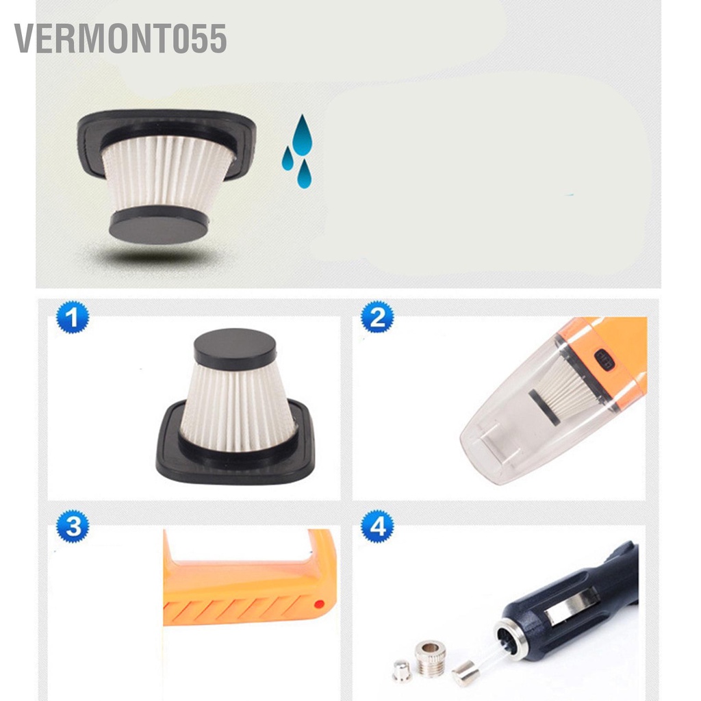 Vermont055 Máy Hút Bụi Ô Tô Chuyên Nghiệp Công Suất Cao Di Động Có Dây Cho Gia Đình