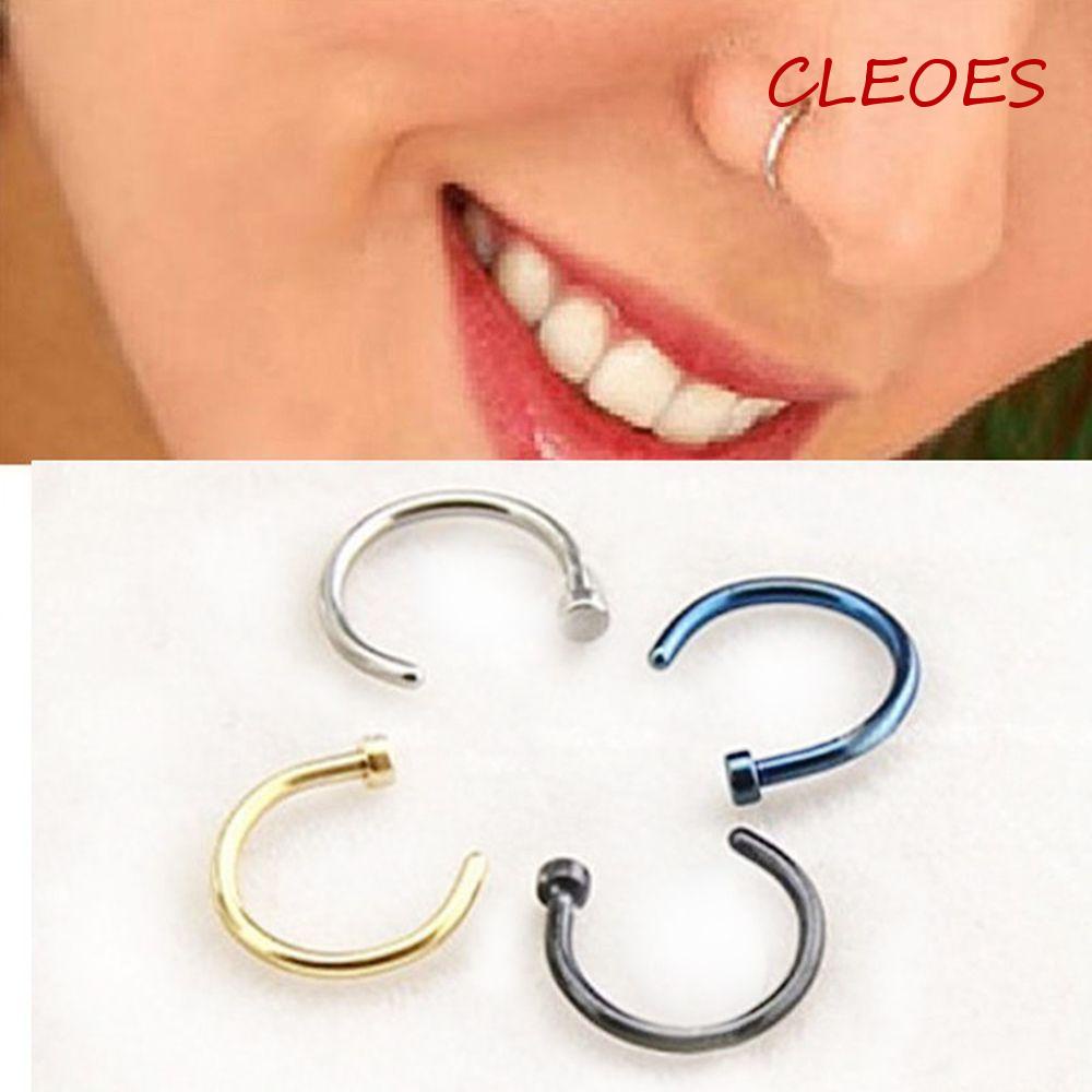 Khuyên Mũi Bằng Thép Titan Không Gỉ Thời Trang