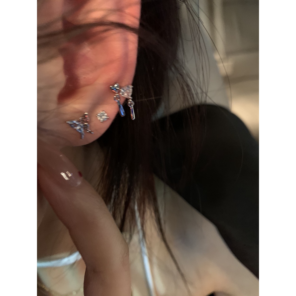 Bông Tai Hình Bướm Phong Cách Hàn Quốc Thời Trang Cho Nữ