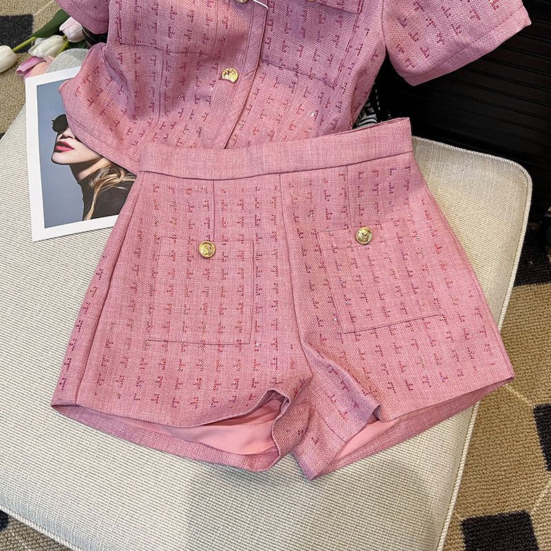Set Áo Thun Và Quần Short Thời Trang Mùa Hè 2023 Phong Cách Mới Cho Nữ