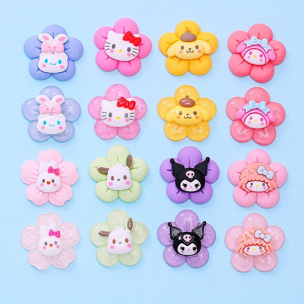 QUINTON Set 10 Miếng Dán Trang Trí Điện Thoại Di Động DIY Dễ Thương