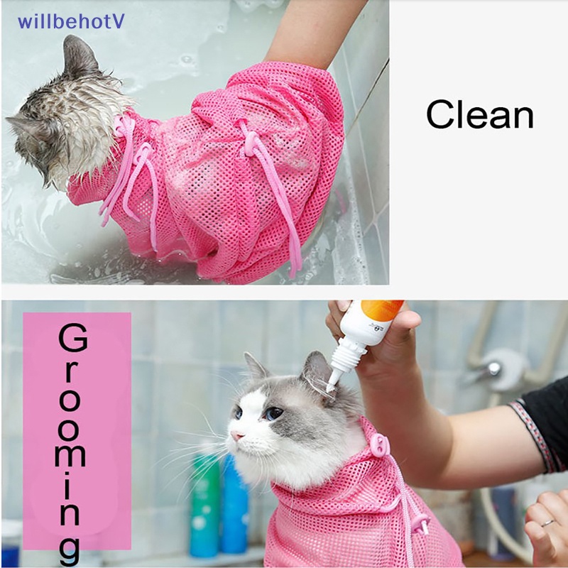 Túi Lưới Tắm Cho Mèo Tiện Dụng