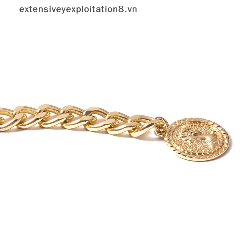 Dây Thắt Lưng Nhiều Lớp Đính Tua Rua Phong Cách Cổ Điển Cho Nữ