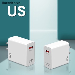 Củ sạc nhanh jiarenitn 120w cổng usb cho iphone xiaomi samsung
