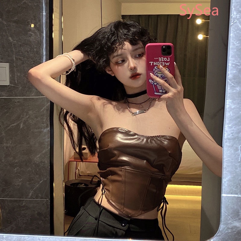 Áo Hai Dây Thiết Kế Không Đồng Đều Quyến Rũ Thời Trang Mùa Hè Dành Cho