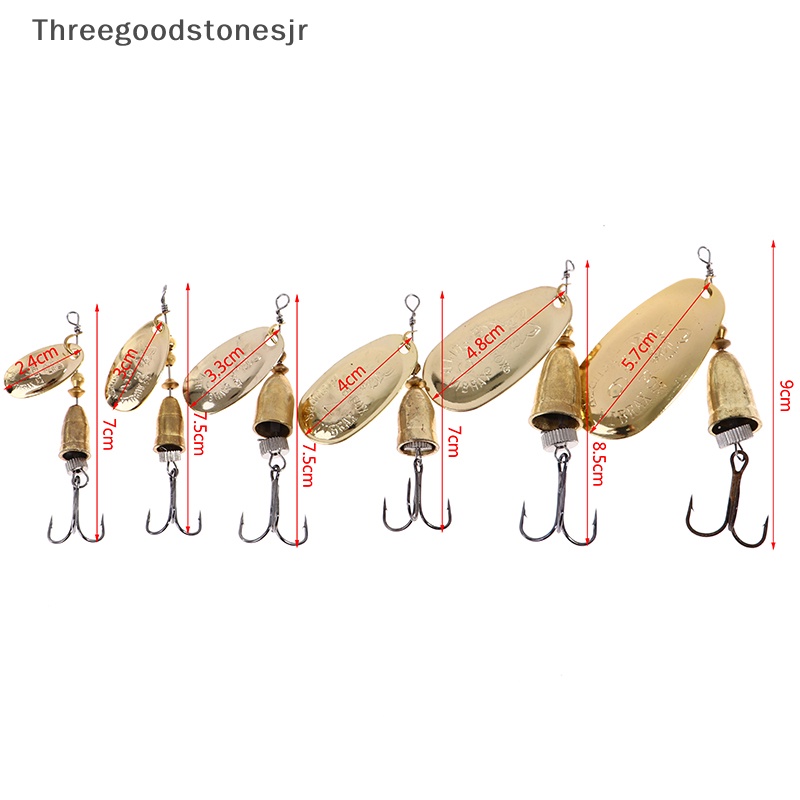 Mồi Câu Cá Nhân Tạo Bằng Đồng Thau TGS Blade Rotag Chất Lượng Cao JR