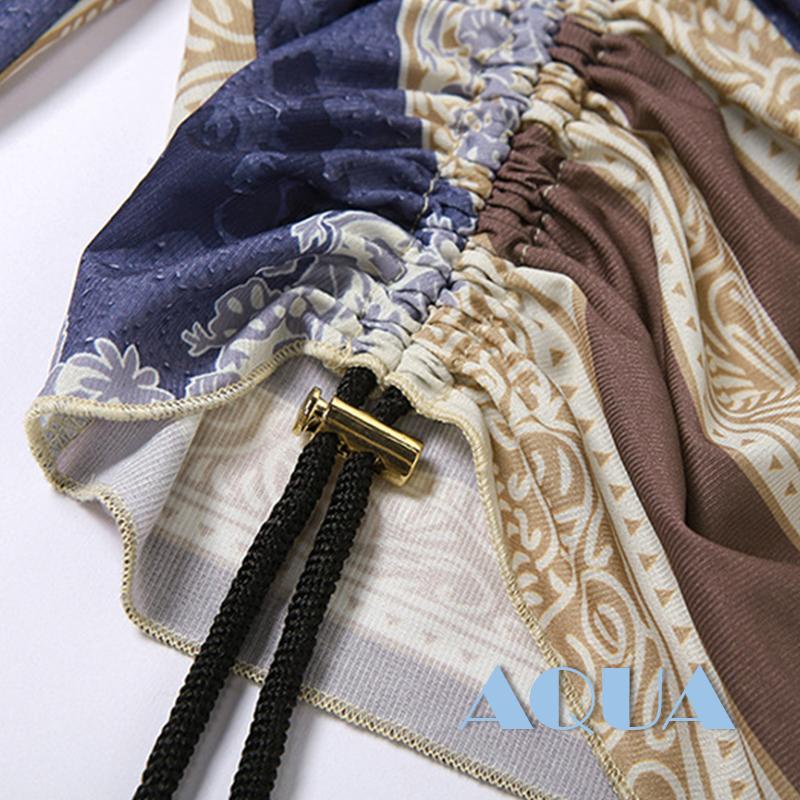 Áo Thun Crop Top Nữ Tay Dài Dáng Ôm In Họa Tiết Kiểu Retro Thời Trang Mùa Thu