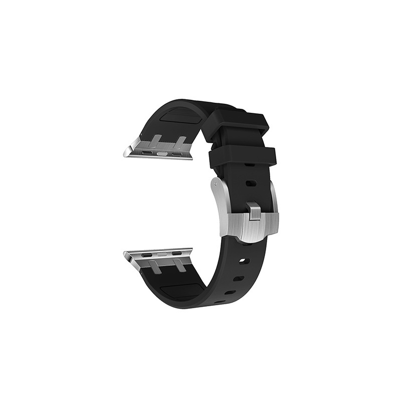 Dây Đeo Bằng Silicon + PC Sang Trọng Cho iWatch 8 7 6 5 4 3 Ultra 42mm 44mm 45mm 49mm
