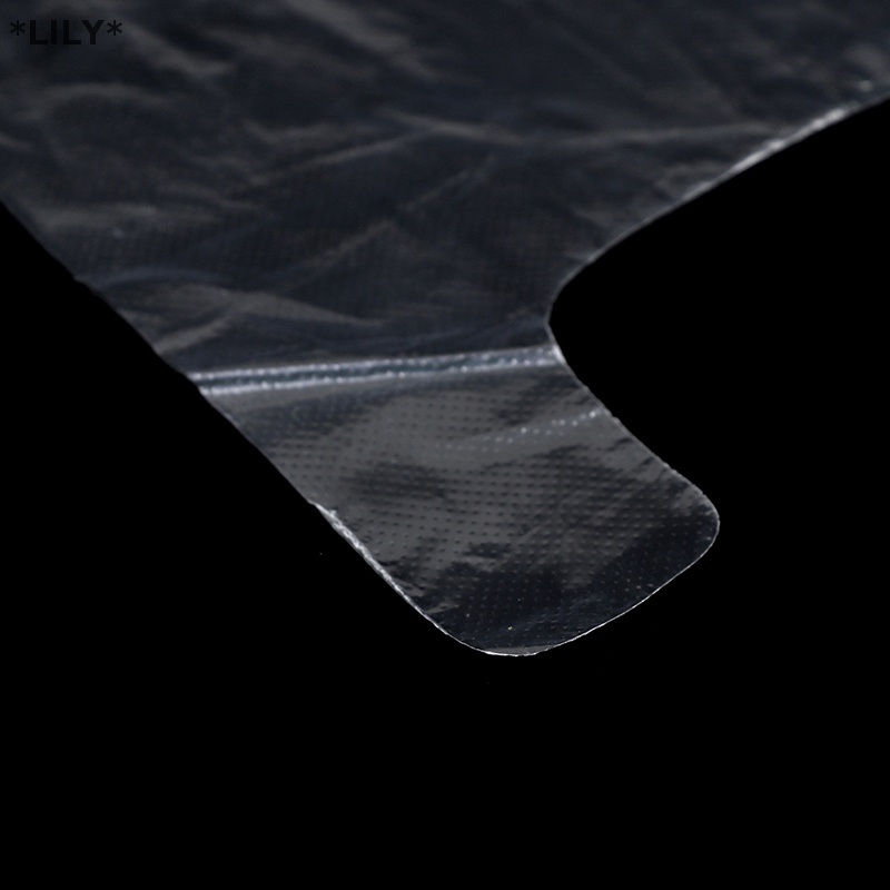 LILY 100Pcs Rõ Ràng Nhựa Dùng Một Lần Tắm Lót Chân Móng Chân Spa Sáp Bìa Túi Vớ uuu