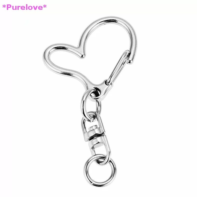 Set 10 Móc Khóa Hình Trái Tim Xinh Xắn Mới