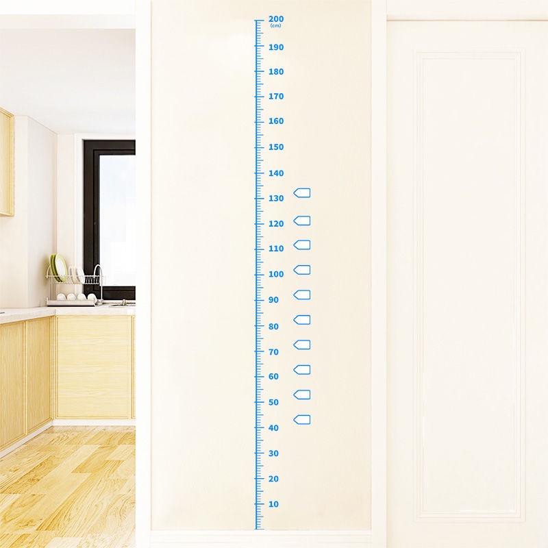Miếng Dán Tường Hình Thước Đo Chiều Cao Cho Bé