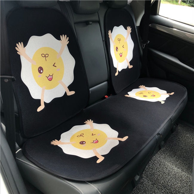 Gối Tựa Đầu Hình Gấu Trúc / Trứng / Gấu Trúc Dễ Thương Cho Xe Hơi