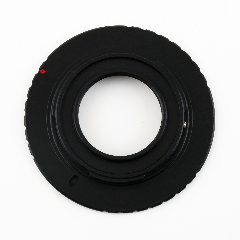Adapter Camera Lens Black Anodized Aluminum Metal Convert Ring Micro 4/3 M4/3 Mount For Olympus Pm1 C [Q/2]