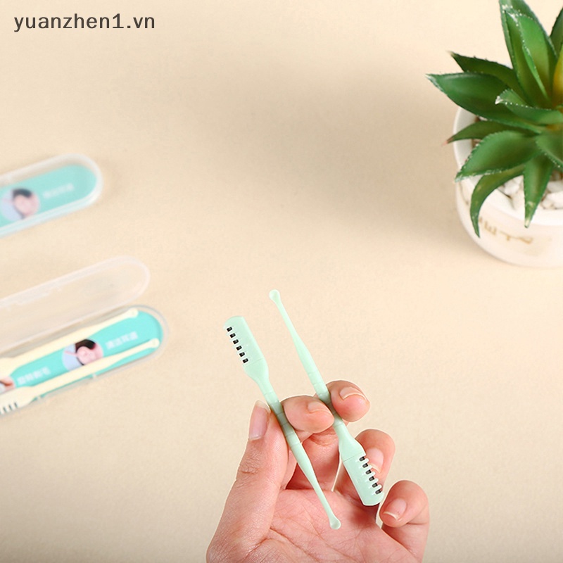 Dụng Cụ Tỉa Lông Mũi Và Tai Hai Đầu Di Động Kèm Hộp Đựng