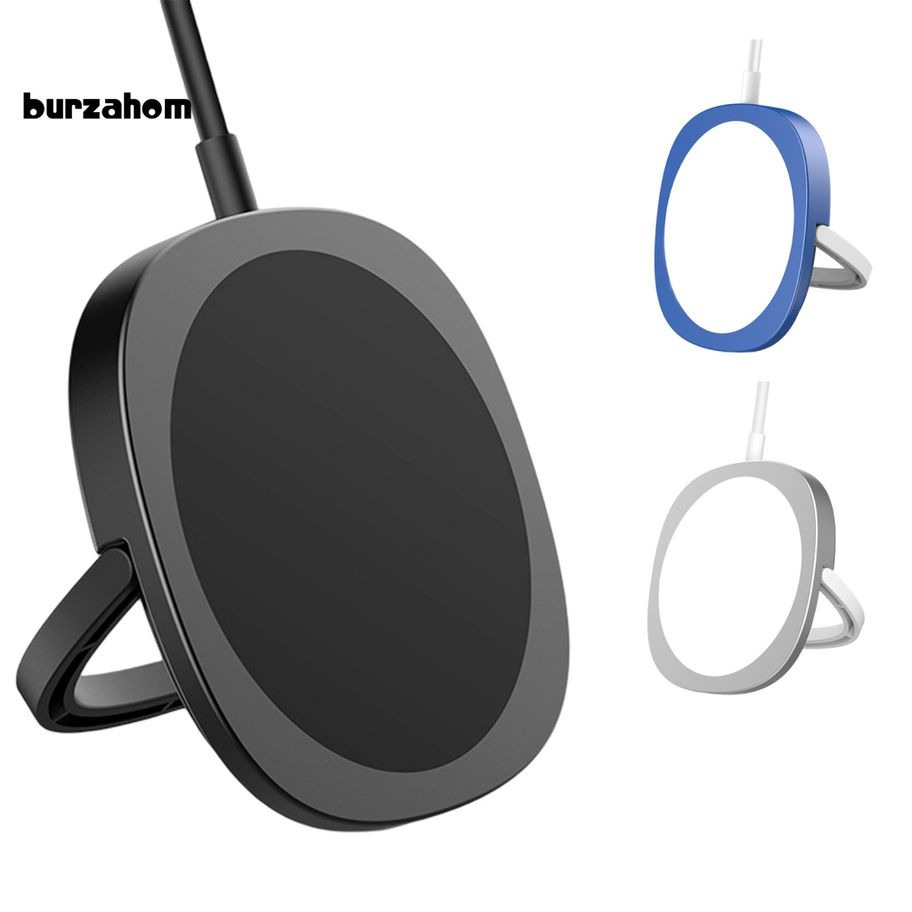 1 Bộ Đệm Sạc Nhanh Không Dây USB 2 Trong 1 Có Khóa Nam Châm Tự Động Đa Năng Cho Văn Phòng