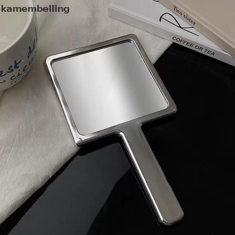 Kamembelling Gương Trang Điểm Cầm Tay Mini Hình Vuông Dạng Lỏng Để Bàn