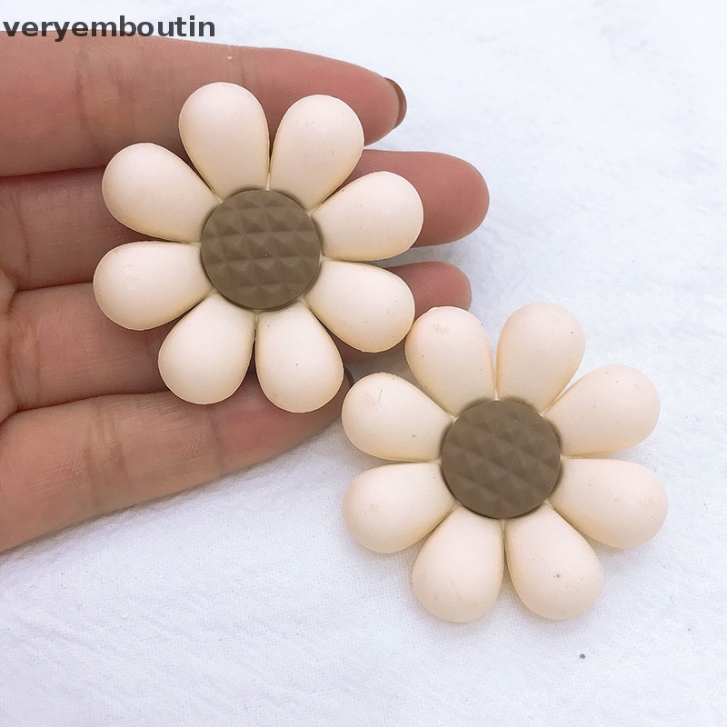 Set 10 Kẹp Tóc Hình Hoa Hướng Dương Nhiều Màu Sắc Chất Lượng Cao