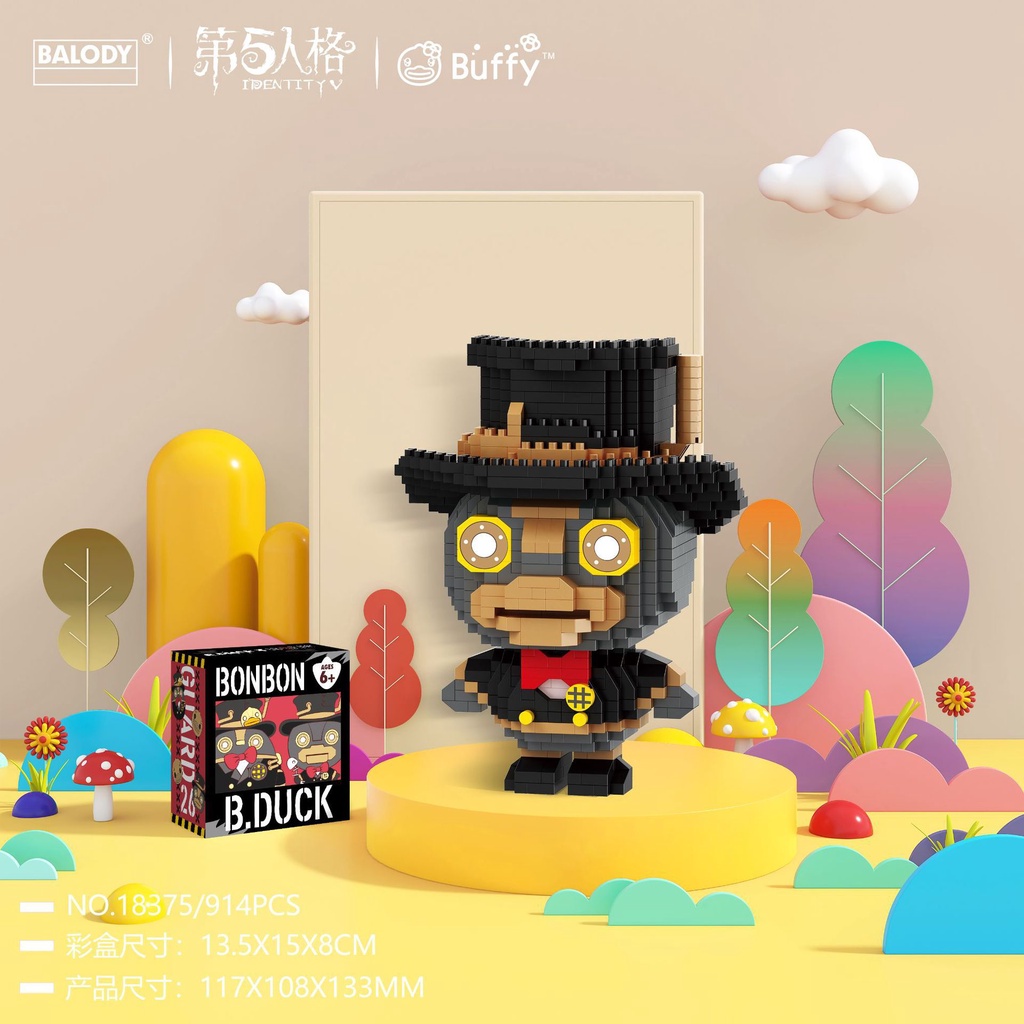 Đồ Chơi Lắp Ráp Hoạt Hình Dễ Thương Cho Bé 18375-18378