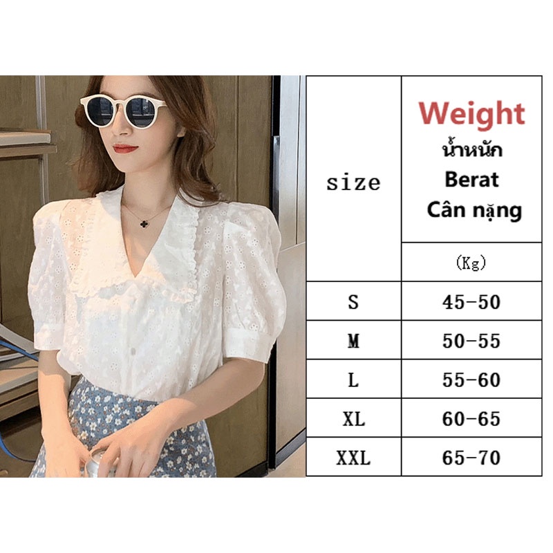 Áo Kiểu Cổ Búp Bê Phối Ren Thời Trang Mùa Hè 2023 Phong Cách Vintage