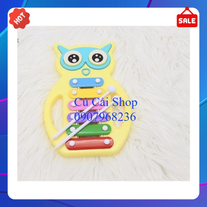 Bộ đàn gõ Xylophone hình cú mèo  Quà tặng bỉm bobby