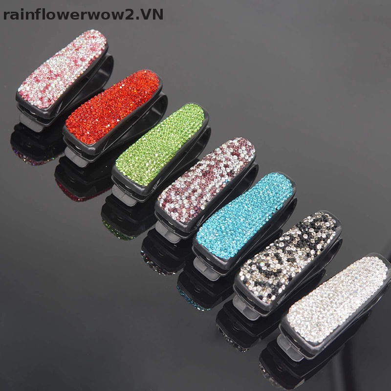 Kẹp Giữ Mắt Kính Gắn Tấm Che Nắng Xe Hơi Hình Viên Kim Cương