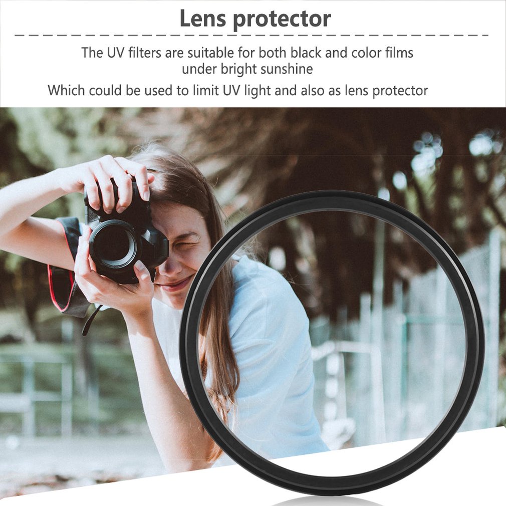 58Mm Uv Ultra-Violet Haze Dslr Camera Glass Metal Lens Filter Protection For All Of / Slr Dc Dv [Q/10]