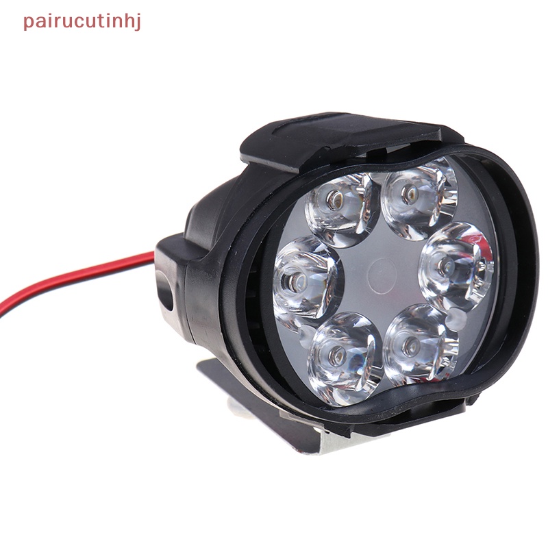 1 Cặp Đèn Pha 6-LED Ánh Sáng Trắng Dành Cho Xe Hơi / Xe Máy