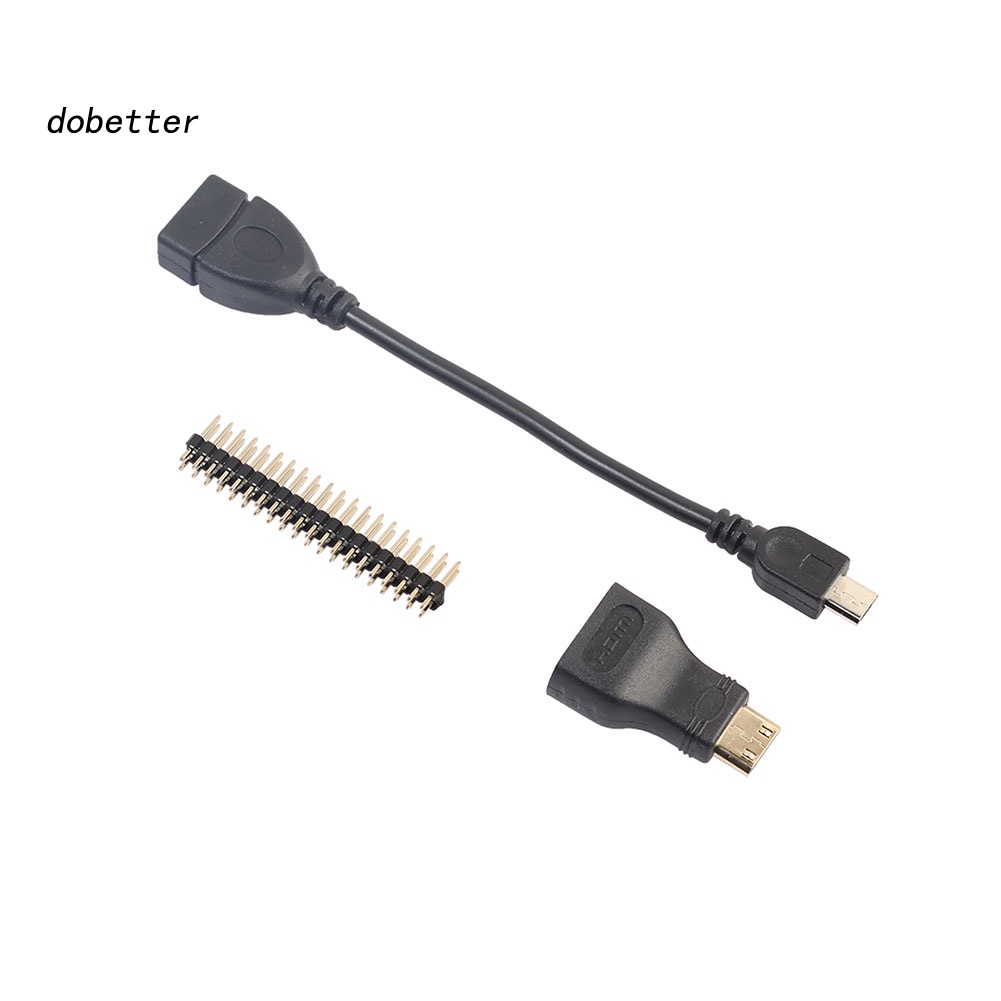 Cáp ChuyểN ĐổI Micro OTG 40Pin Mini HDMI Cho Raspberry Pi Zero