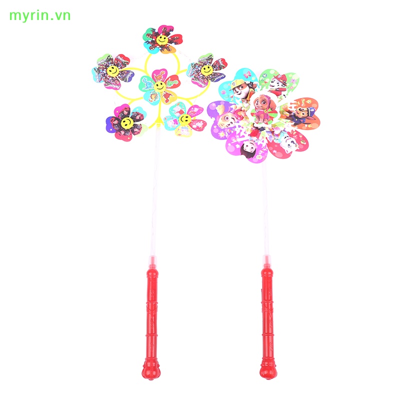 Set 6 Chong Chóng Gió Đồ Chơi Có Đèn Led Độc Đáo