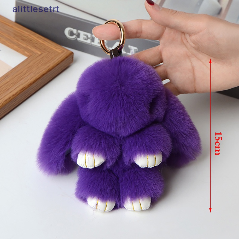 Móc Khóa Thỏ Nhồi Bông Đáng Yêu