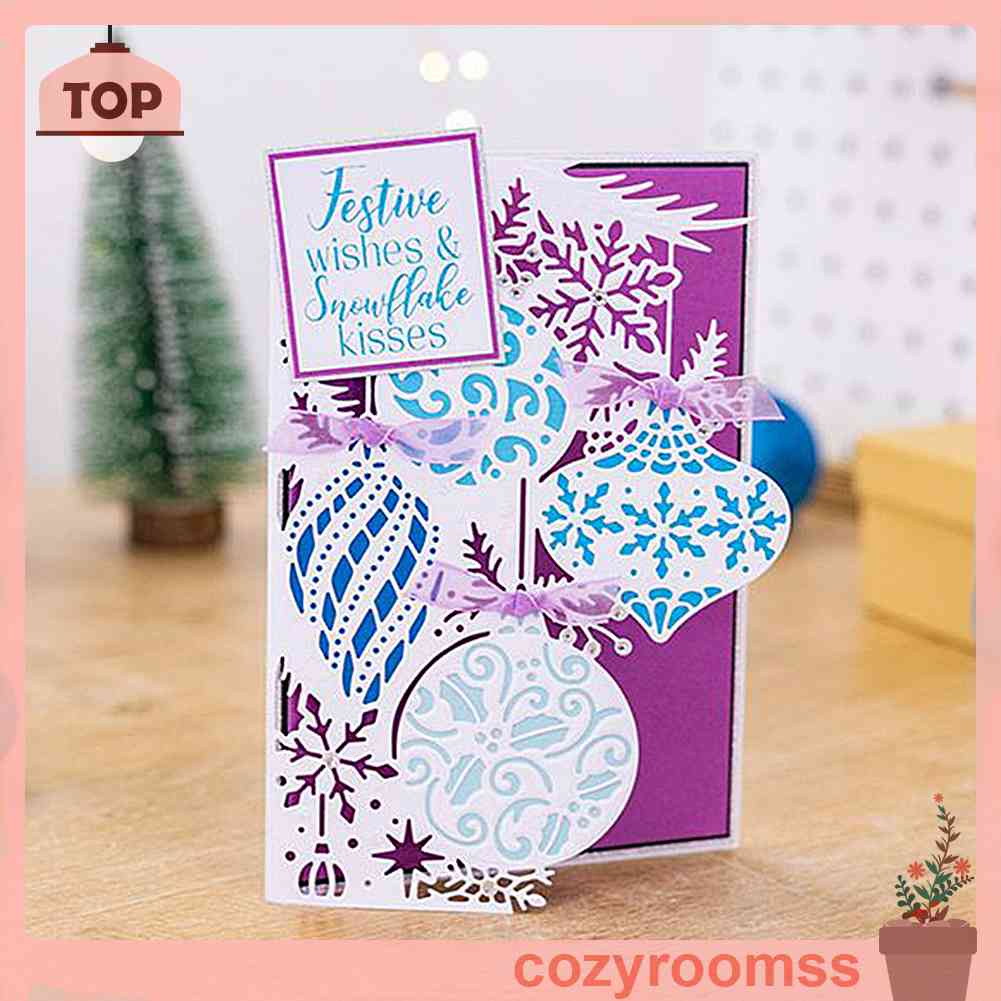 Khuôn Cắt Giấy Kim Loại Họa Tiết Giáng Sinh