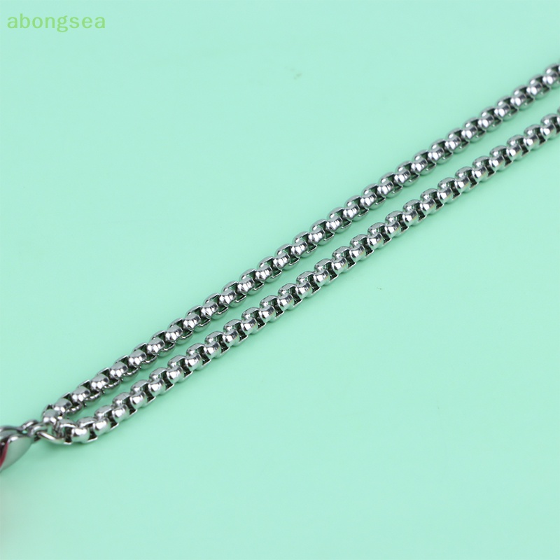 Dây Đeo Cổ Bằng Silicone Phối Vòng Kim Loại Tiện Dụng