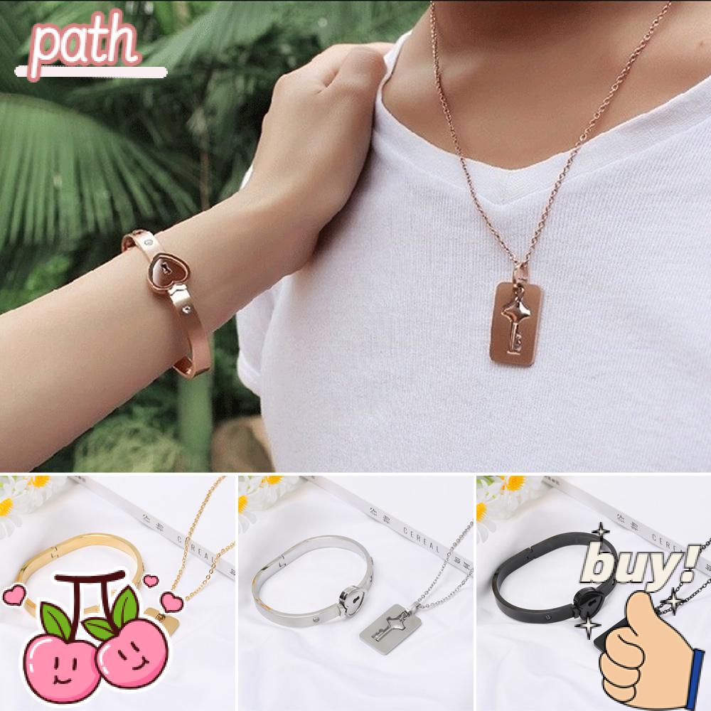 Vòng cổ Mặt Ổ Khóa Và Chìa Khóa Thời Trang Cho Nam Và Nữ