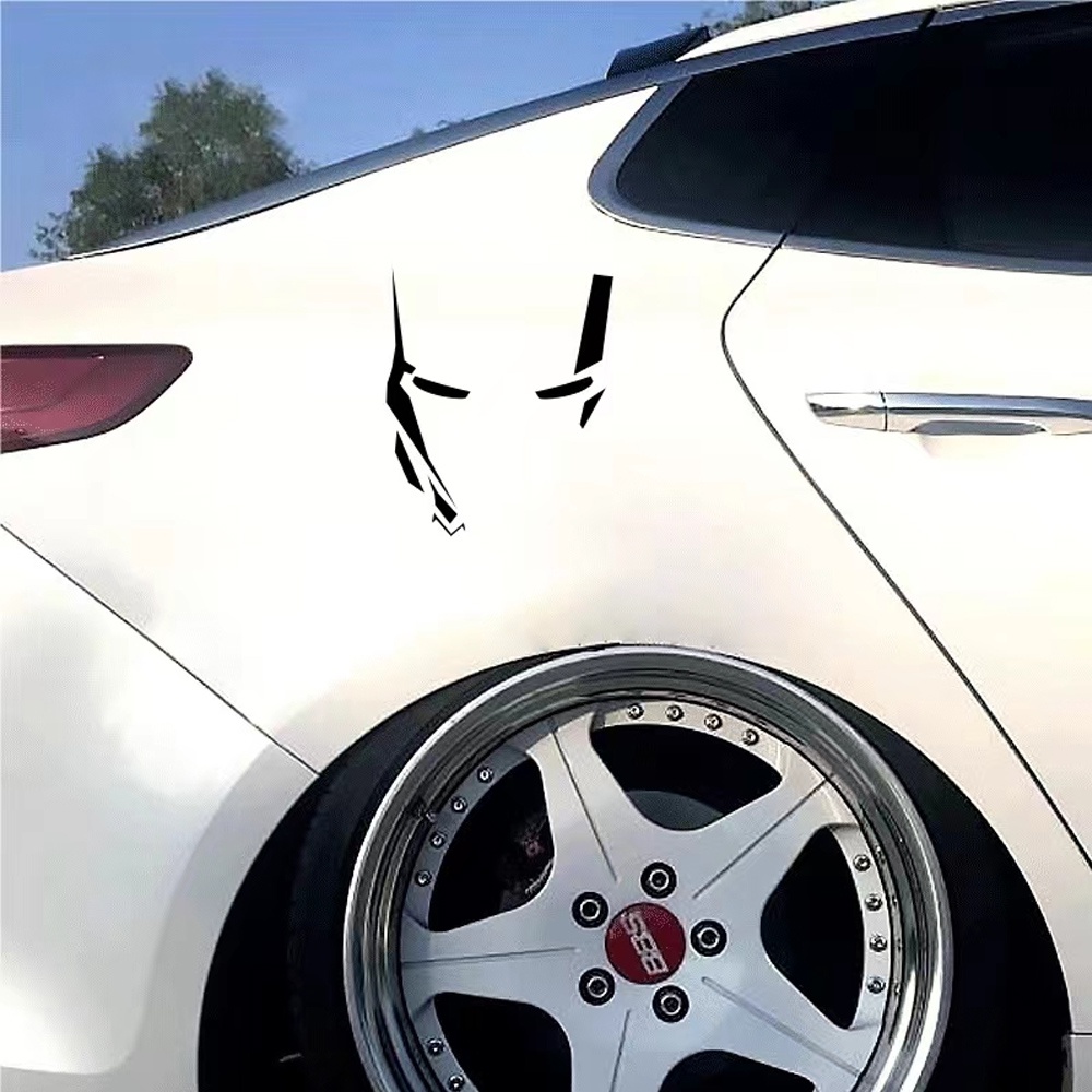 Miếng Dán Trang Trí Kính Chắn Gió Xe Hơi Hình Nhân Vật Venom / Người Sắt Phản Quang Độc Đáo