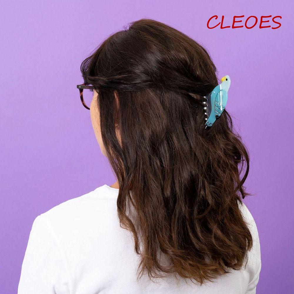 Kẹp Tóc Hình Móng Chim Công Hoạt Hình Dễ Thương Cho Nữ