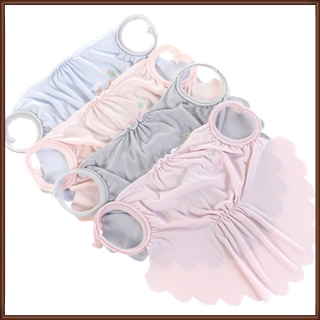 Khẩu Trang Chống Nắng Chống Bụi Bằng Lụa Mát Thêu Họa Tiết Hoa Gợn Sóng Thời Trang Mùa Hè Cho Nữ