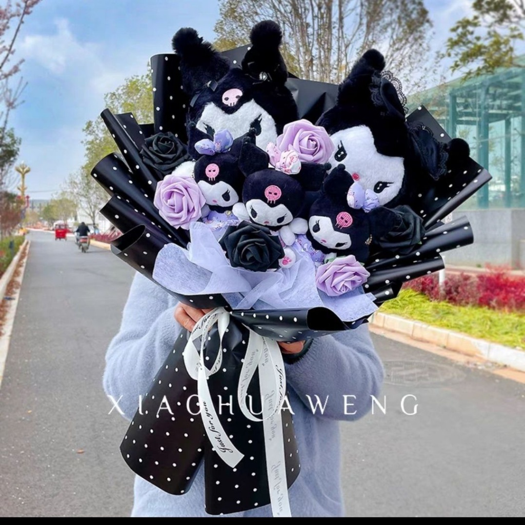 Valentine's Day gift kulomi doll bouquet sanliou doll flower birthday graduation gift for girlfriends 5.4ff