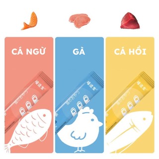 Súp thưởng cho mèo Cat Snack - soup thưởng 3 vị mới siêu thơm ngon