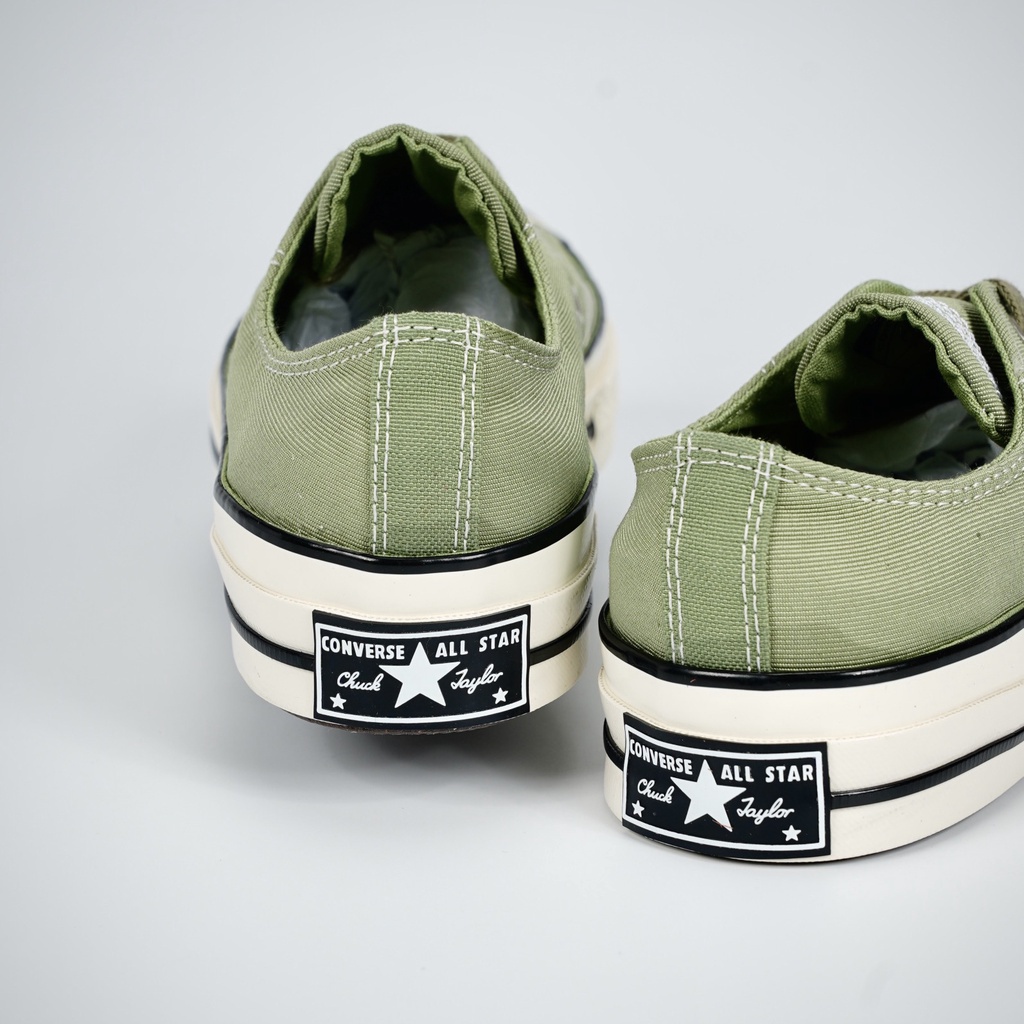 Giày Thể Thao Converse Chuck 1970s XLD Cổ Thấp Màu Xanh Bơ Phong Cách retro