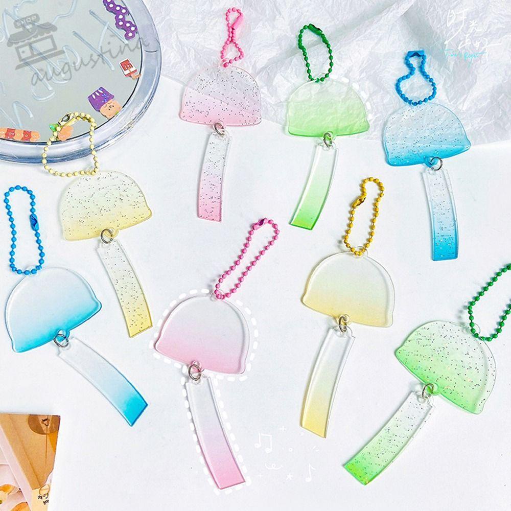 Set 5 Thẻ Gỗ AUGUSTINA Goo Màu Gradient Dùng Trang Trí Sổ Tay DIY