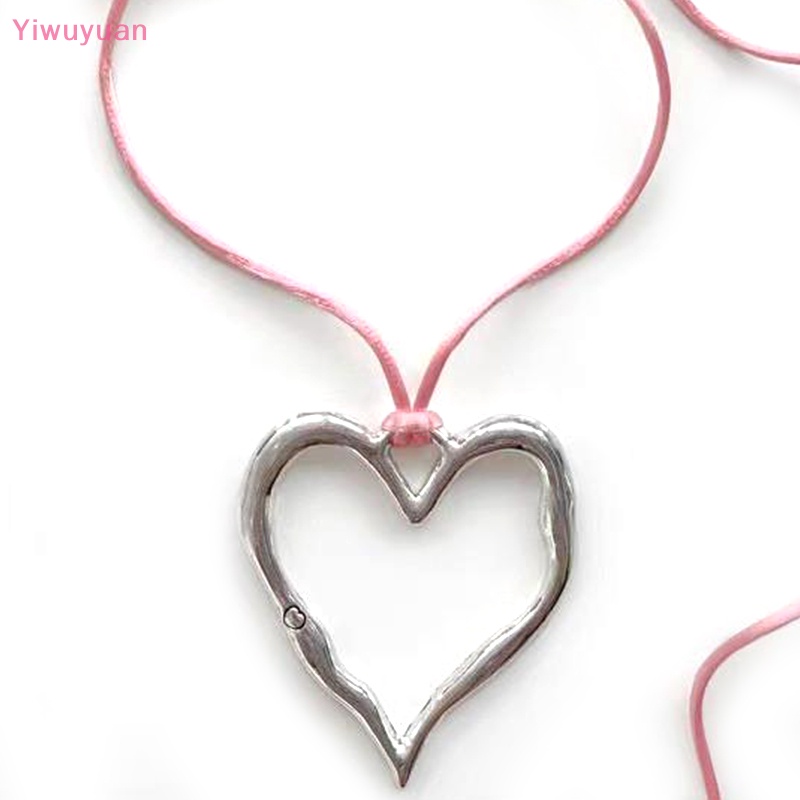 Vòng Cổ Choker Mặt Trái Tim Rỗng Phong Cách Punk Ngọt Ngào Thời Trang Cho Nữ