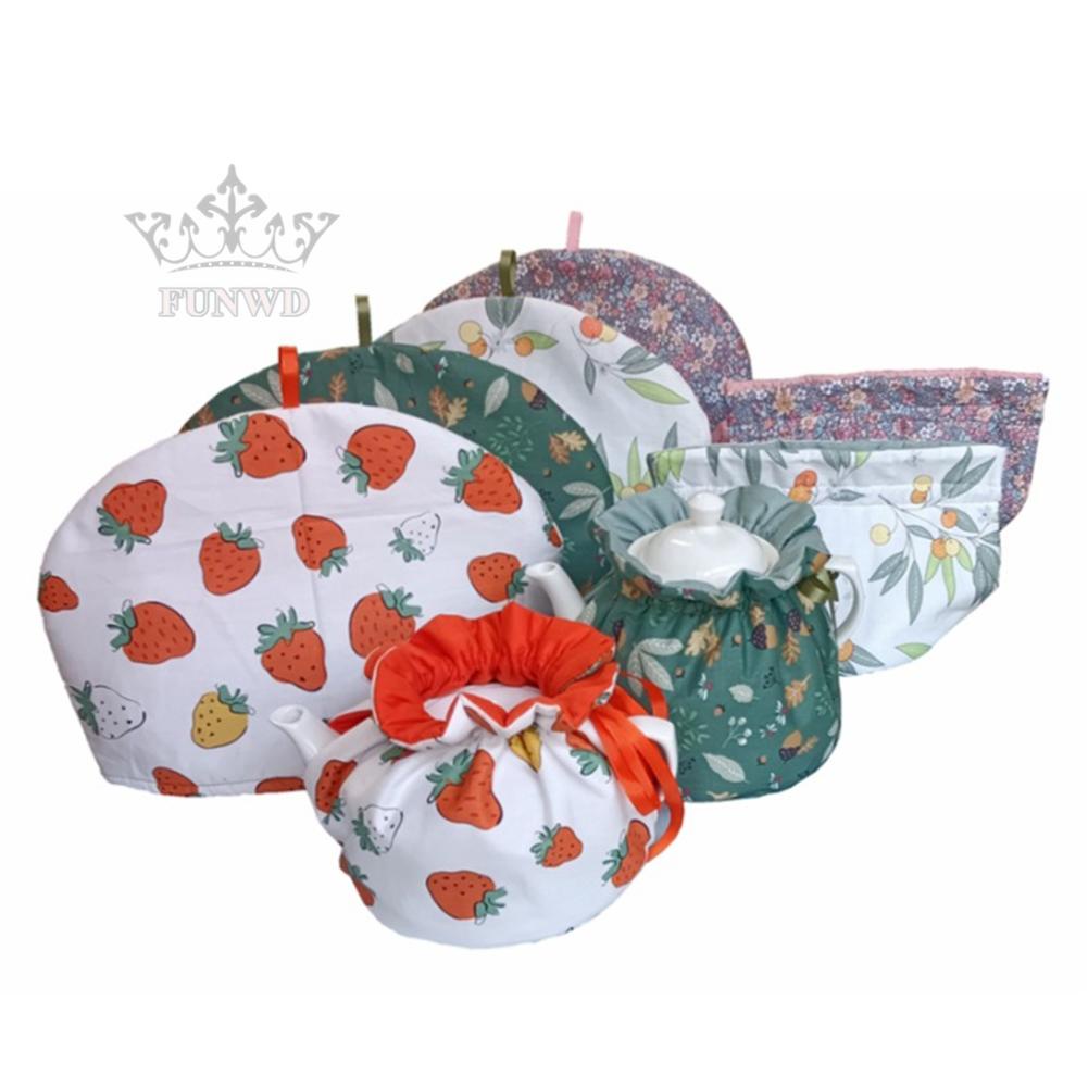 Vỏ Bọc Ấm Trà Bằng Cotton Cách Nhiệt Tiện Dụng Cho Nhà Bếp