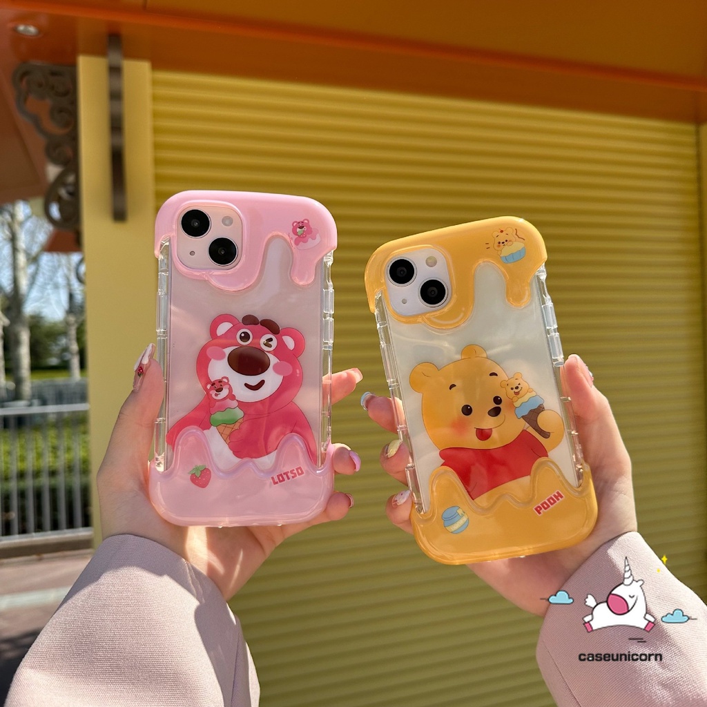 Ốp Điện Thoại Mềm Chống Sốc In Hình Gấu Pooh Cho IPhone 11 14 13 12 Pro Max 7Plus XR 7 8 Plus X XS Max SE 2020
