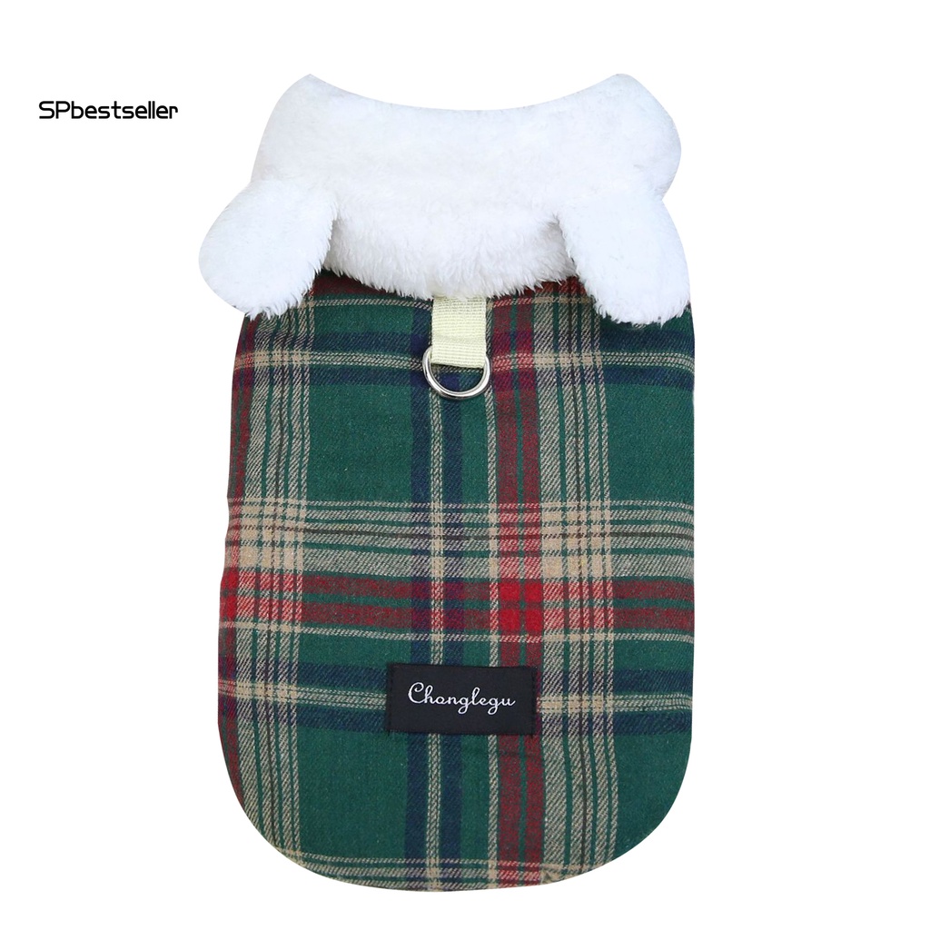 Áo Khoác Cotton Mềm Mại Giữ Ấm Chống Rơi Có Vòng Xỏ Ngón Dành Cho Thú Cưng